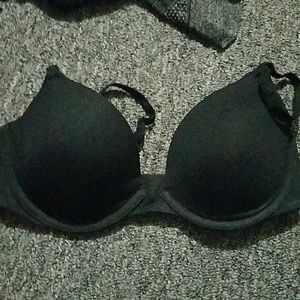 PINK black wear everyday demi bra